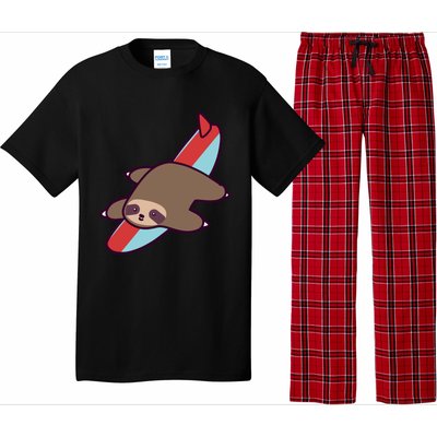 Surfing Sloth Pajama Set