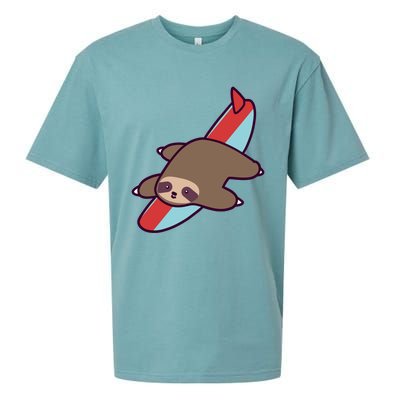 Surfing Sloth Sueded Cloud Jersey T-Shirt