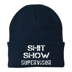 Shit Show Supervisor Knit Cap Winter Beanie