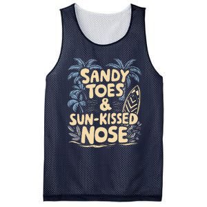 Surfing Summer Mesh Reversible Basketball Jersey Tank