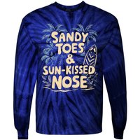 Surfing Summer Tie-Dye Long Sleeve Shirt