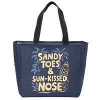 Surfing Summer Zip Tote Bag