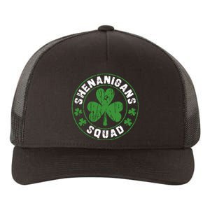 Shenanigans Squad Shamrocks Irish Funny St Patricks Day Yupoong Adult 5-Panel Trucker Hat