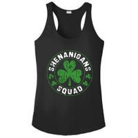 Shenanigans Squad Shamrocks Irish Funny St Patricks Day Ladies PosiCharge Competitor Racerback Tank