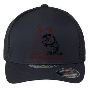 Sorta Santa Sorta Feral Christmas Feral Girl Flexfit Unipanel Trucker Cap