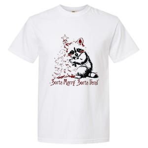 Sorta Santa Sorta Feral Christmas Feral Girl Garment-Dyed Heavyweight T-Shirt