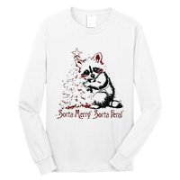 Sorta Santa Sorta Feral Christmas Feral Girl Long Sleeve Shirt