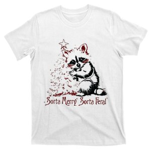 Sorta Santa Sorta Feral Christmas Feral Girl T-Shirt