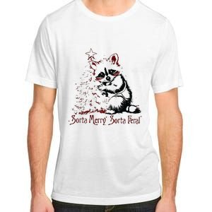 Sorta Santa Sorta Feral Christmas Feral Girl Adult ChromaSoft Performance T-Shirt