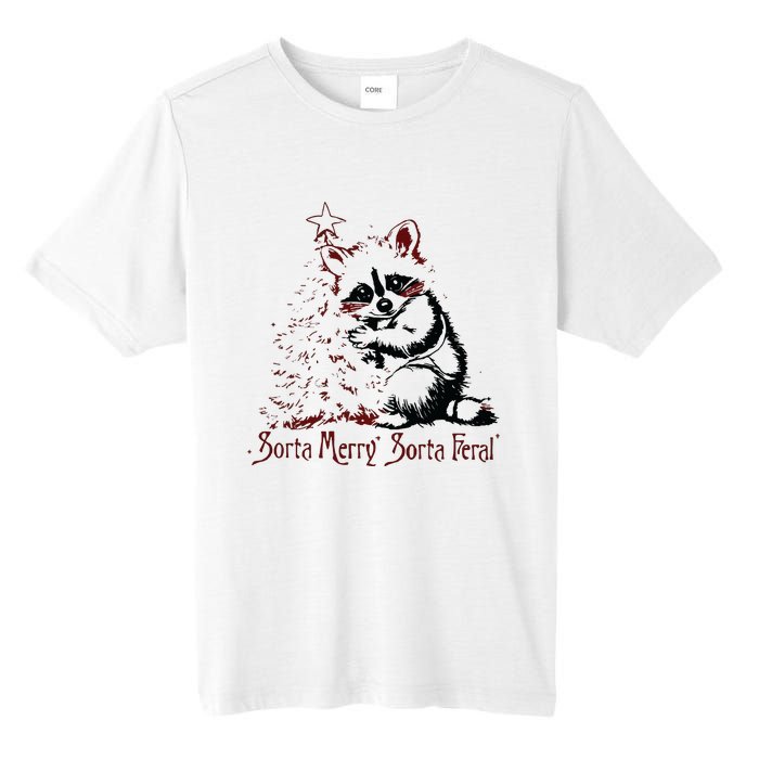 Sorta Santa Sorta Feral Christmas Feral Girl Tall Fusion ChromaSoft Performance T-Shirt