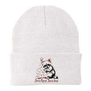 Sorta Santa Sorta Feral Christmas Feral Girl Knit Cap Winter Beanie