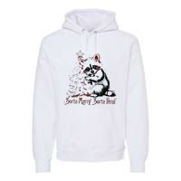 Sorta Santa Sorta Feral Christmas Feral Girl Premium Hoodie