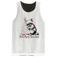 Sorta Santa Sorta Feral Christmas Feral Girl Mesh Reversible Basketball Jersey Tank