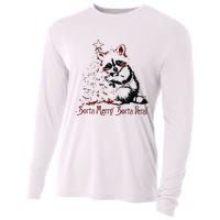 Sorta Santa Sorta Feral Christmas Feral Girl Cooling Performance Long Sleeve Crew