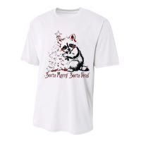 Sorta Santa Sorta Feral Christmas Feral Girl Performance Sprint T-Shirt