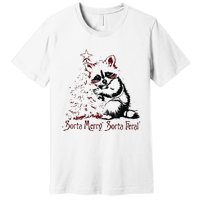 Sorta Santa Sorta Feral Christmas Feral Girl Premium T-Shirt