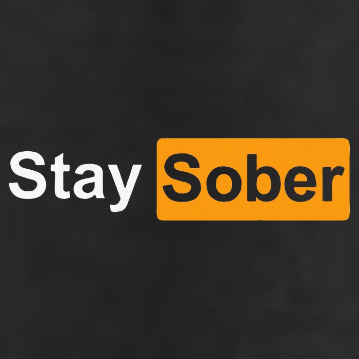 Stay Sober 7 Panel Mesh Trucker Snapback Hat
