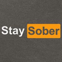 Stay Sober Cotton Canvas Backpack
