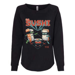 Sushi Squad Womens California Wash Sweatshirt