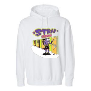 Strap Season Strap Season Funny Shark Boxing Garment-Dyed Fleece Hoodie