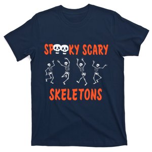 Spooky Scary Skeletons Dance Halloween Day T-Shirt