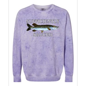 Sufficiently Sauced Colorblast Crewneck Sweatshirt