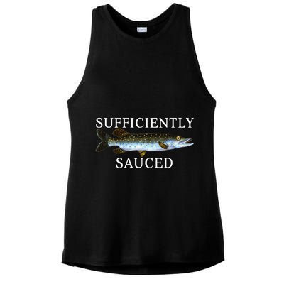 Sufficiently Sauced Ladies PosiCharge Tri-Blend Wicking Tank