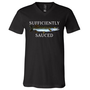 Sufficiently Sauced V-Neck T-Shirt