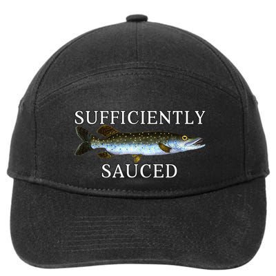 Sufficiently Sauced 7-Panel Snapback Hat
