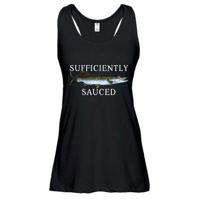 Sufficiently Sauced Ladies Essential Flowy Tank