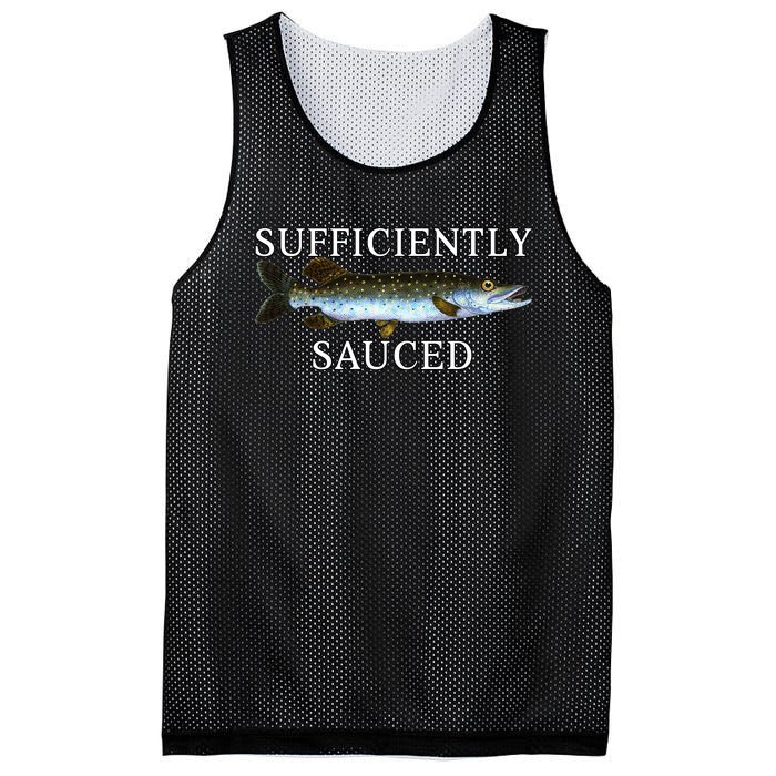 Sufficiently Sauced Mesh Reversible Basketball Jersey Tank