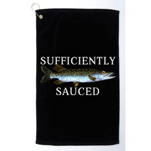 Sufficiently Sauced Platinum Collection Golf Towel