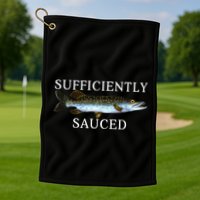 Sufficiently Sauced Golf Towel