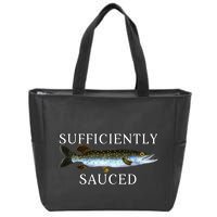 Sufficiently Sauced Zip Tote Bag