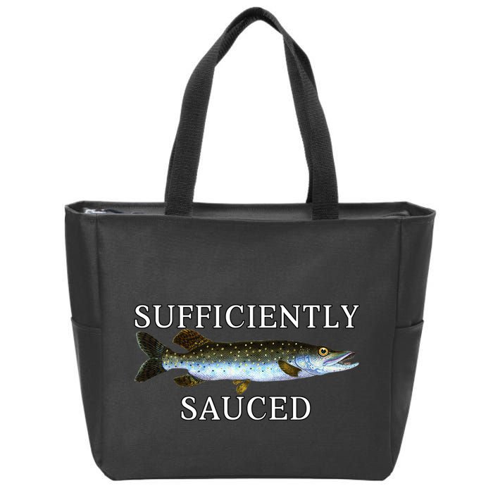 Sufficiently Sauced Zip Tote Bag