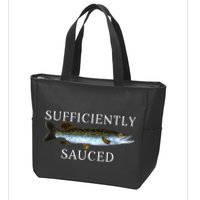 Sufficiently Sauced Zip Tote Bag