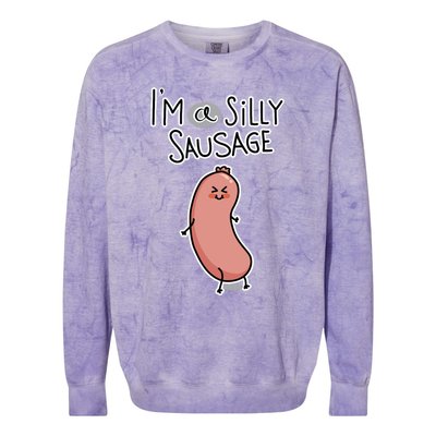 Silly Sausage Colorblast Crewneck Sweatshirt