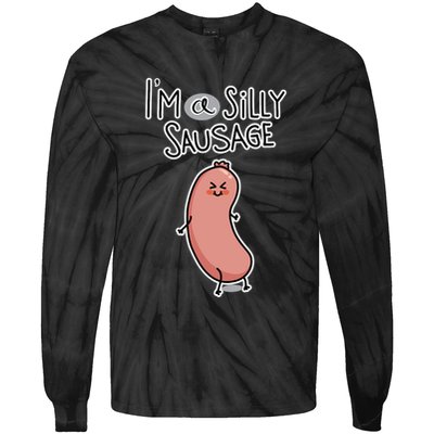 Silly Sausage Tie-Dye Long Sleeve Shirt