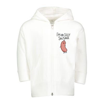 Silly Sausage Toddler Zip Fleece Hoodie