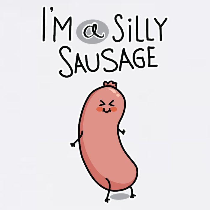 Silly Sausage 11oz C Handle Ceramic Mug