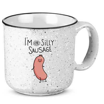 Silly Sausage 15oz Campfire Ceramic Mug