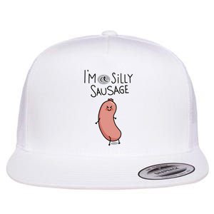 Silly Sausage Flat Bill Trucker Hat