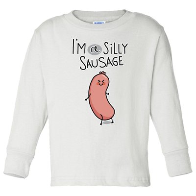 Silly Sausage Toddler Long Sleeve Shirt