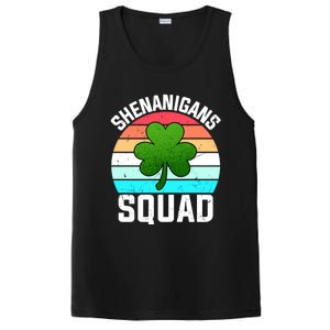 Shenanigans Squad Shamrocks Funny St Patricks Day PosiCharge Competitor Tank