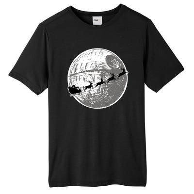 Santas Sleigh Space Star Planet Tall Fusion ChromaSoft Performance T-Shirt