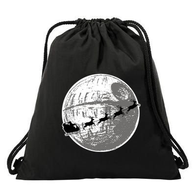 Santas Sleigh Space Star Planet Drawstring Bag