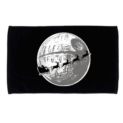 Santas Sleigh Space Star Planet Microfiber Hand Towel