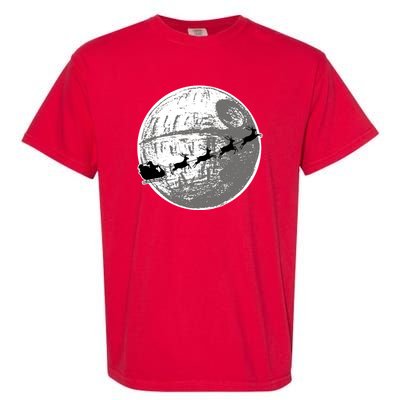 Santas Sleigh Space Star Planet Garment-Dyed Heavyweight T-Shirt