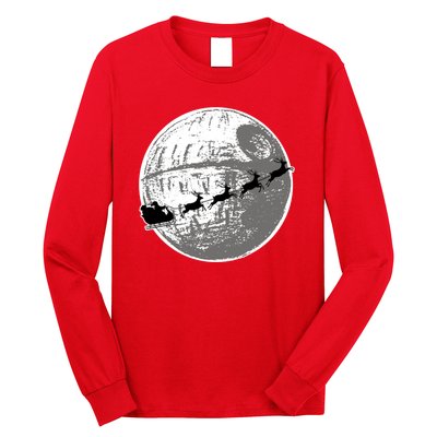 Santas Sleigh Space Star Planet Long Sleeve Shirt