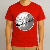 Santas Sleigh Space Star Planet T-Shirt